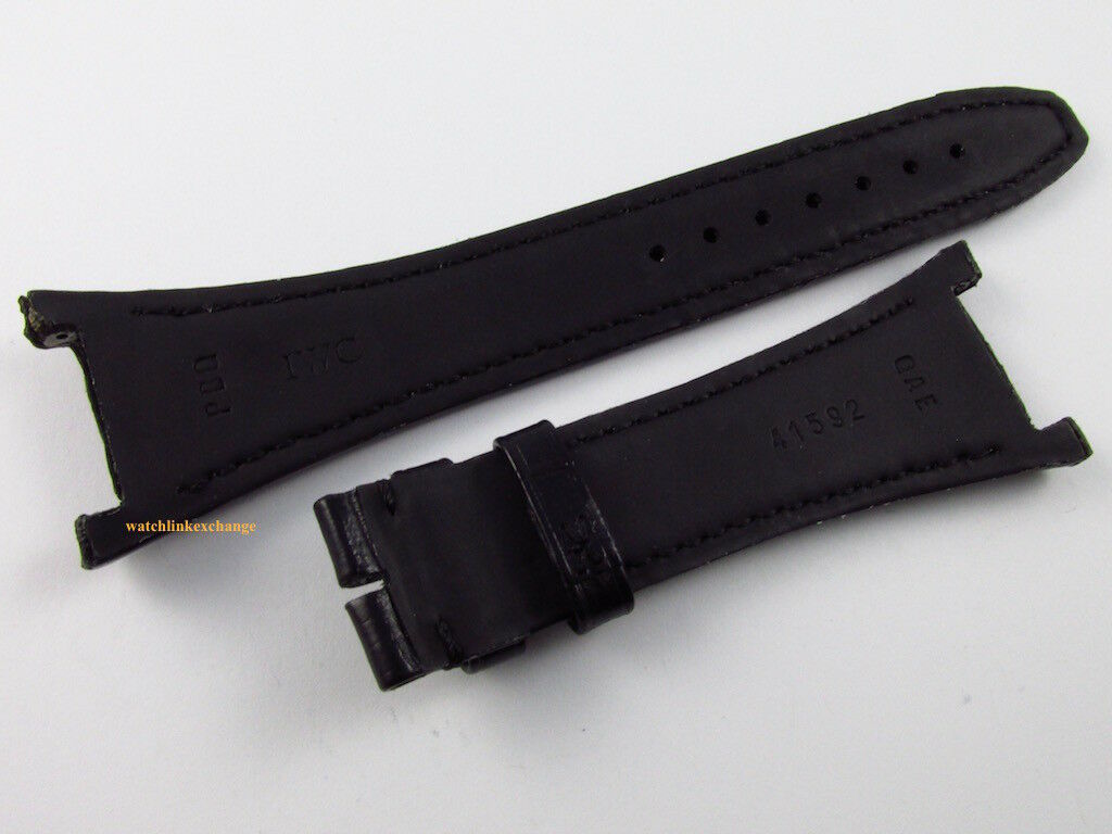 New IWC Ingenieur 28mm Black Alligator Strap OEM