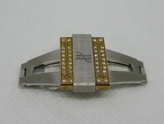 New Hublot Stainless Steel 18k Gold Diamond Deployant Buckle 1520 Series OEM