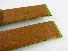 New Bedat & Co. 16mm Green Silk Grosgrain Strap Stainless Steel Buckle OEM