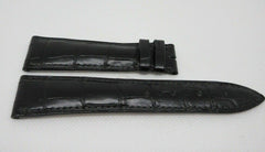 New Blancpain 22mm Black Alligator Strap OEM Genuine