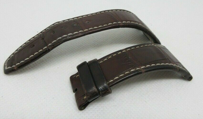 Audemars Piguet 26mm Brown Alligator Strap OEM Genuine for Royal Oak Offshore