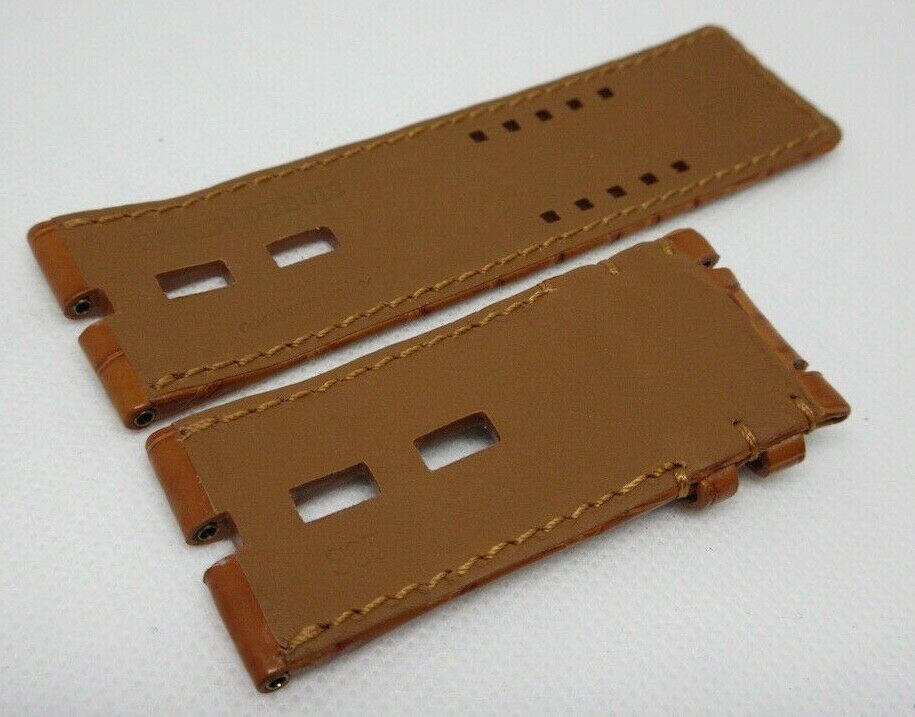 New Roger Dubuis T26 28mm Brown Alligator Strap OEM Genuine