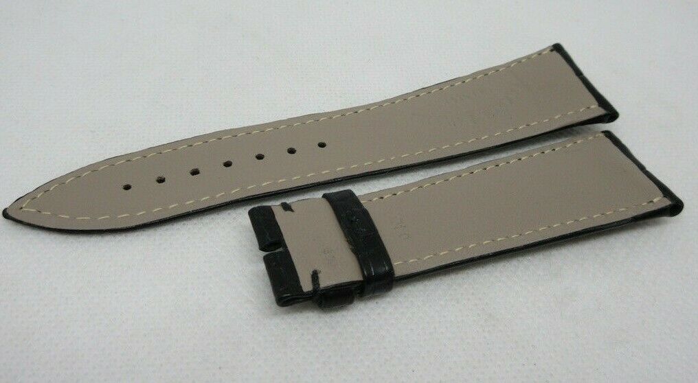 New Franck Muller 22mm Black Alligator Strap OEM Genuine