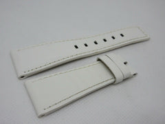 Bell & Ross 24mm White Leather Strap Glossy OEM