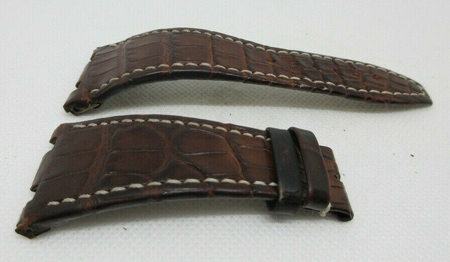 Audemars Piguet 28mm Brown Alligator Strap OEM Genuine for Royal Oak Offshore