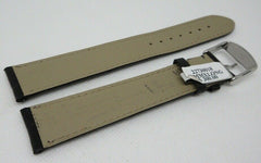 Camille Fournet 22mm Black Alligator Strap Buckle Genuine XXL Size