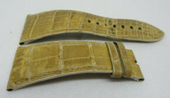 Cartier Tank Divan Yellow Alligator Strap 28mm OEM Genuine