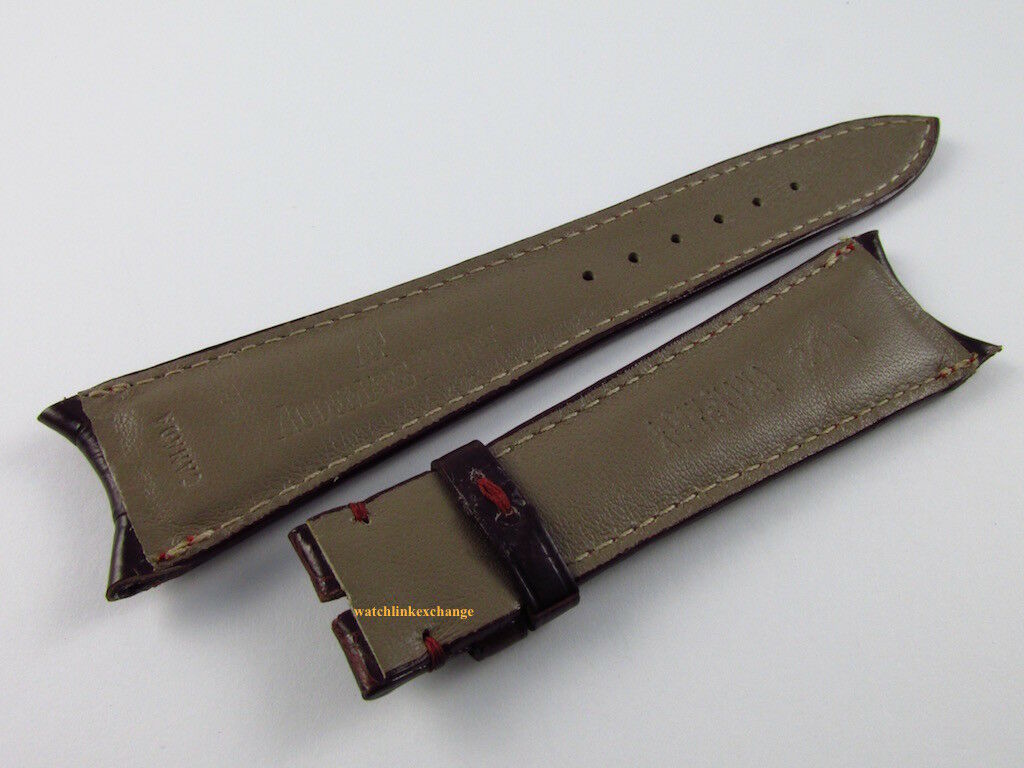 Audemars Piguet Huitieme 20mm Burgundy Alligator Strap OEM Maroon
