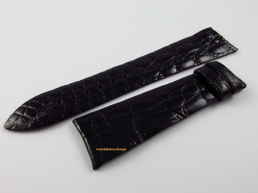 Audemars Piguet Huitieme 20mm Black Alligator Strap OEM