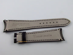 New Harry Winston 21mm Black Alligator Strap OEM