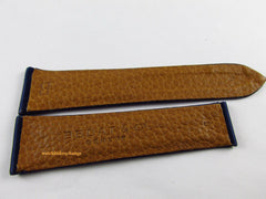 New Bedat & Co. 19mm Navy Blue Silk Leather Strap OEM Short Size