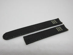 New Ebel 13mm Black Sharkskin Leather Strap OEM