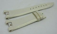 New Ulysse Nardin Strap Satin Leather 18mm OEM Genuine Beige Tan Fabric