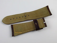 Panerai 25mm Dark Brown Alligator Strap OEM 42mm Radiomir