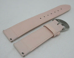 New Jacob & Co. 20mm Pink Poly Rubber Strap Tang Buckle Stainless Steel