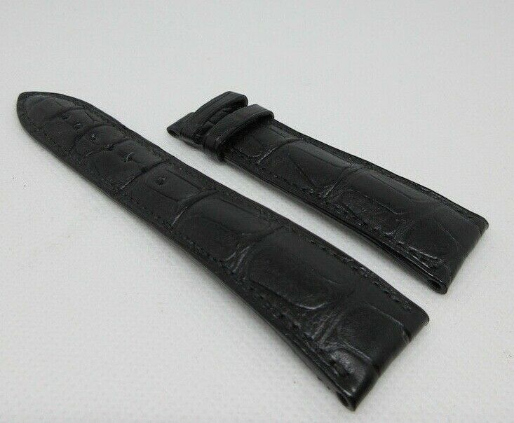 Blancpain 22mm Black Alligator Strap OEM Genuine