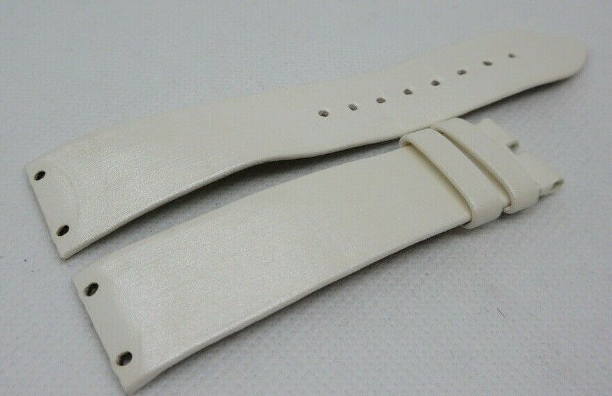 Piaget 20mm White Leather Strap OEM Genuine