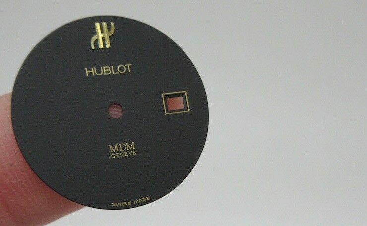 Hublot Black Dial 23mm Yellow Gold MDM