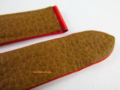 Bedat & Co. 19mm Red Silk Leather Strap OEM Short Size