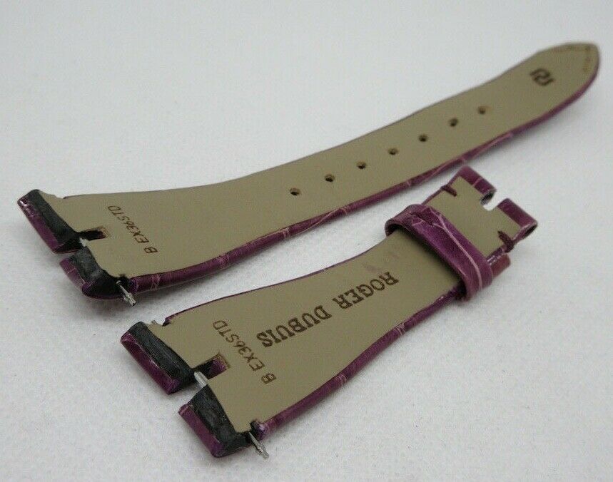 Roger Dubuis Excalibur 36mm Purple Alligator Strap OEM Genuine
