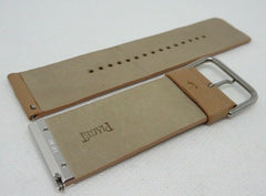 Piaget 24mm Brown Leather Strap Alphabet Stainless Steel Buckle OEM