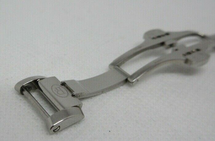 Parmigiani 11mm Stainless Steel Deployant Clasp Buckle OEM Polished for Bracelet
