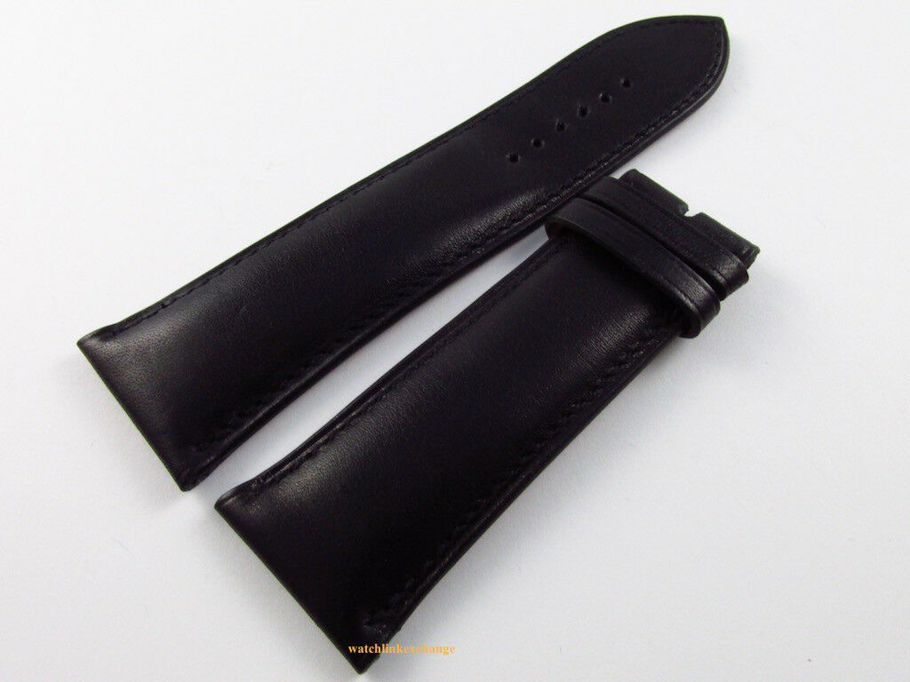 New Parmigiani 25.5mm Black Leather Strap Hermes OEM