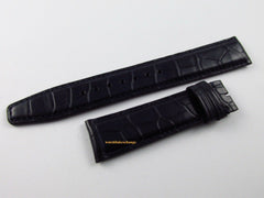 New IWC 20mm Navy Blue Alligator Strap OEM XL