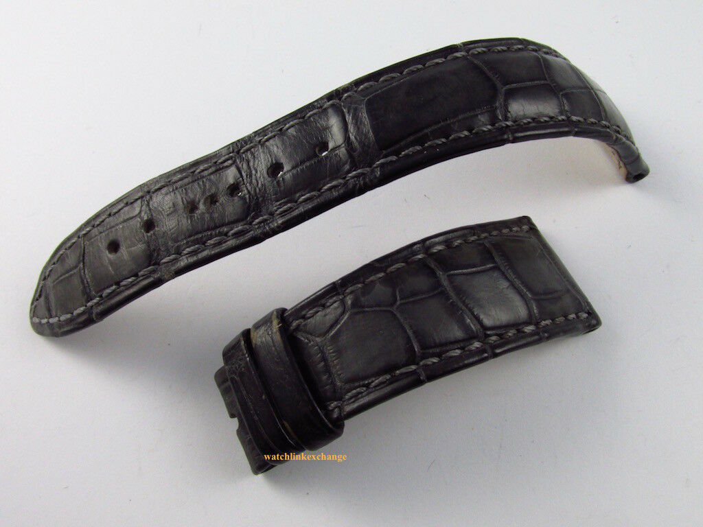 Patek Philippe 21mm Grey Alligator Strap OEM