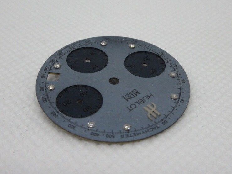 New Hublot MDM Chrono Blue MOP Diamond Dial 28mm Mother of Pearl