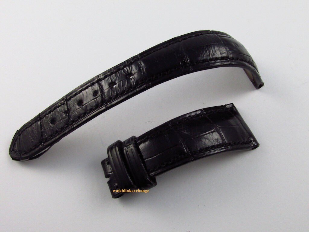 Patek Philippe 20mm Black Alligator Strap XL OEM