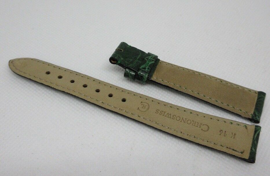 Chronoswiss 16mm Green Alligator Strap OEM