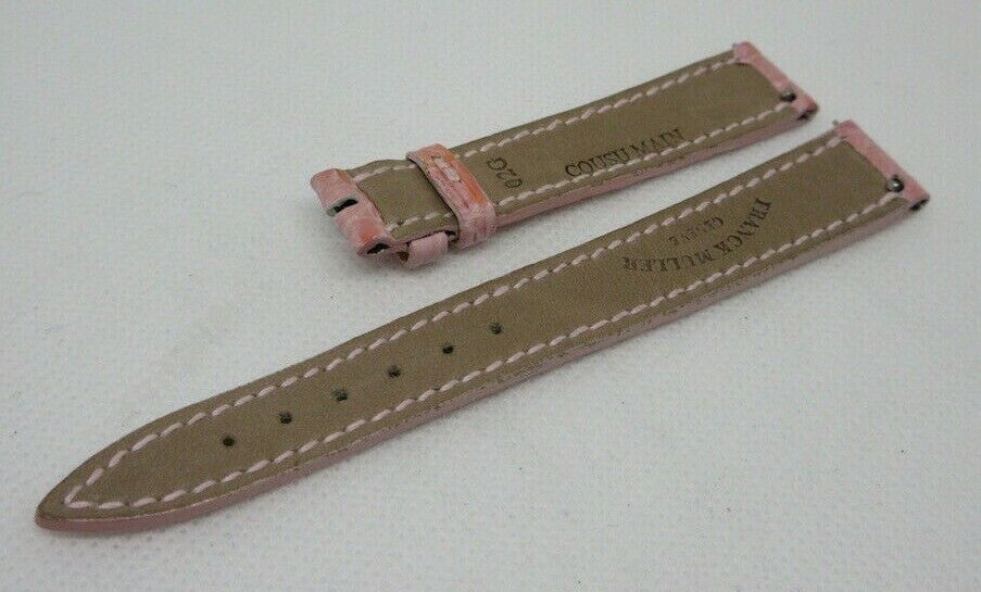 Franck Muller 14mm Pink Alligator Strap OEM Genuine
