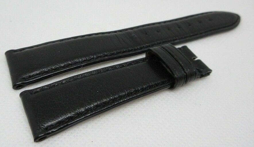 A. Lange & Sohne 19mm Black Leather Strap OEM