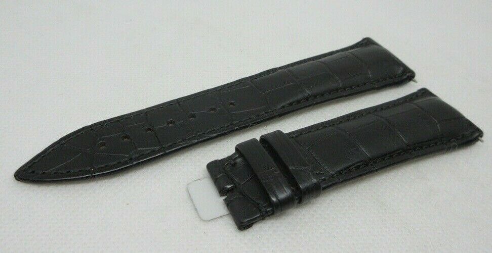 New Franck Muller 22mm Black Alligator Strap OEM Genuine