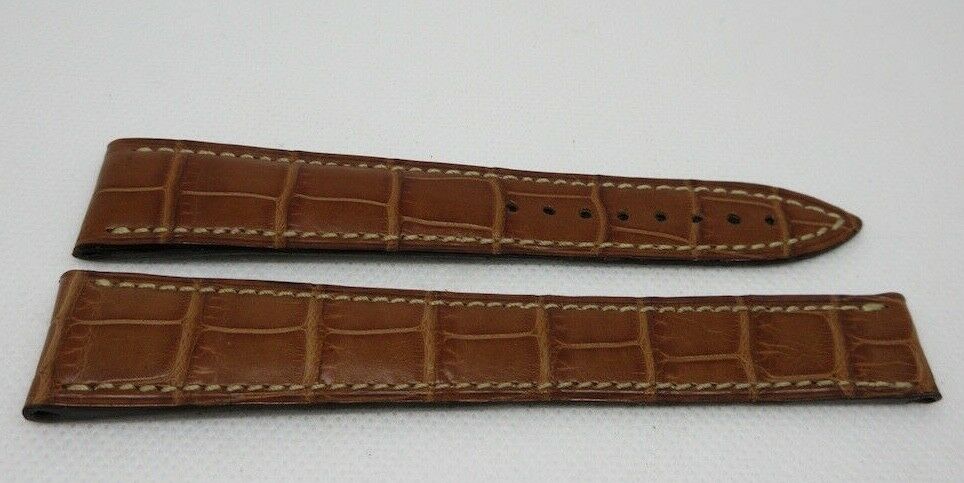 Blancpain 20mm Brown Alligator Strap OEM Genuine XL Size
