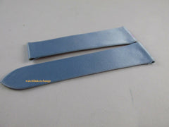 New Bedat & Co. 19mm Blue Silk Leather Strap OEM Short Size