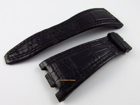 Audemars Piguet Royal Oak Offshore 28mm Black Alligator Strap OEM