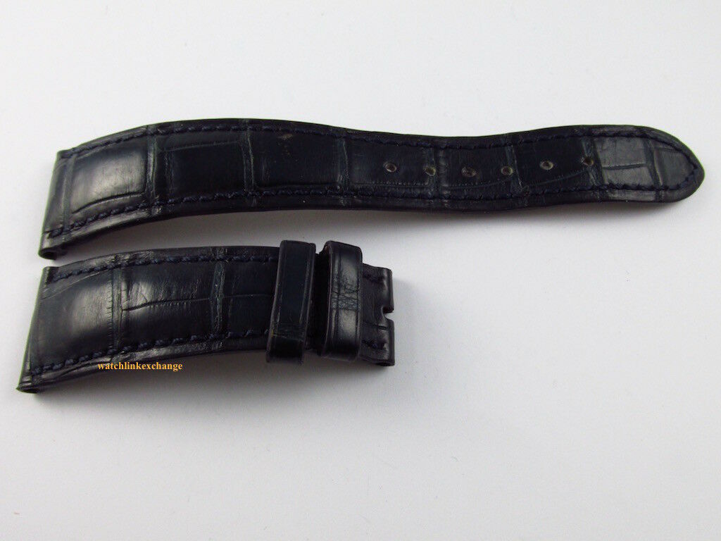 Patek Philippe 21mm Blue Alligator Strap OEM Navy