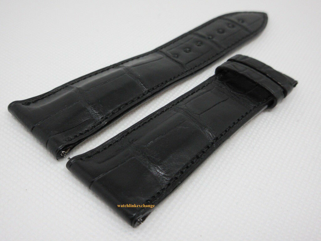New Franck Muller 27mm Black Alligator Strap OEM
