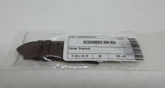 New Jaeger LeCoultre 17mm Purple Satin Leather Strap OEM Fabric Bag