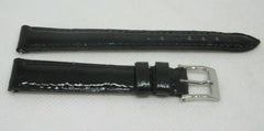 New Camille Fournet 14mm Black Alligator Strap Genuine Steel Buckle Authentic