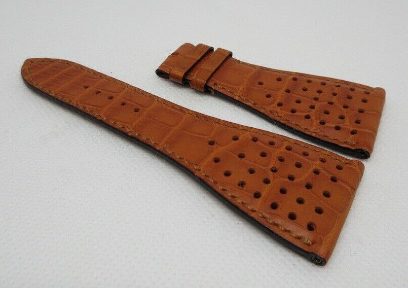 New Roger Dubuis G40 30mm Brown Alligator Strap OEM Genuine
