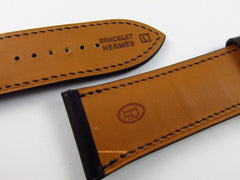 New Parmigiani 25.5mm Black Leather Strap Hermes OEM