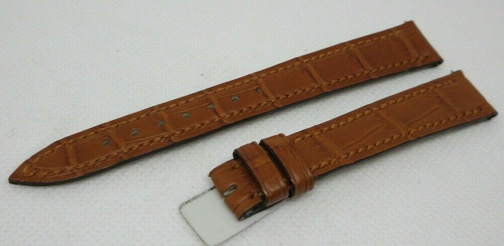 New Franck Muller 14mm Brown Alligator Strap OEM Genuine 1752 Series