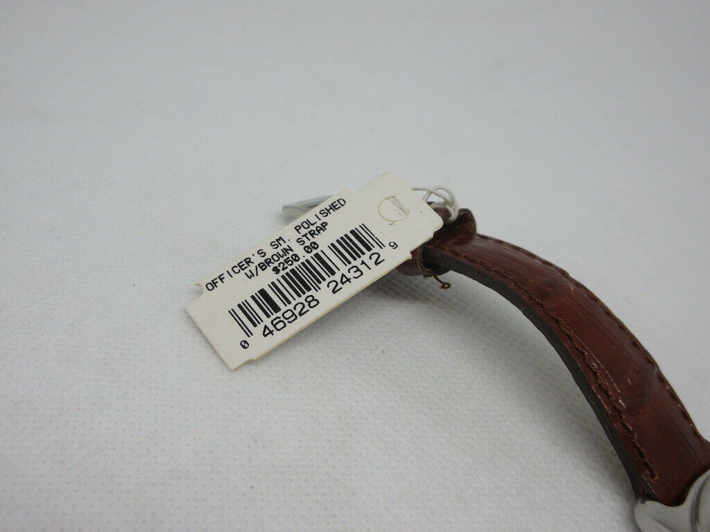 Swiss Army Officer 30mm Ladies Watch Brown Leather Strap OEM Genuine Steel