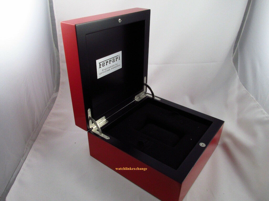 Panerai Ferrari Triple Watch Box Set Manual Red OEM Ferrari Chronograph