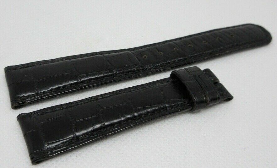 A. Lange & Sohne 19mm Black Alligator Strap OEM