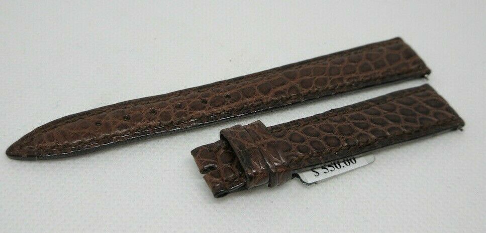 New Franck Muller 14mm Brown Alligator Strap OEM Genuine