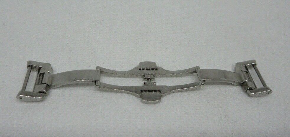 Parmigiani 11mm Stainless Steel Deployant Clasp Buckle OEM Polished for Bracelet
